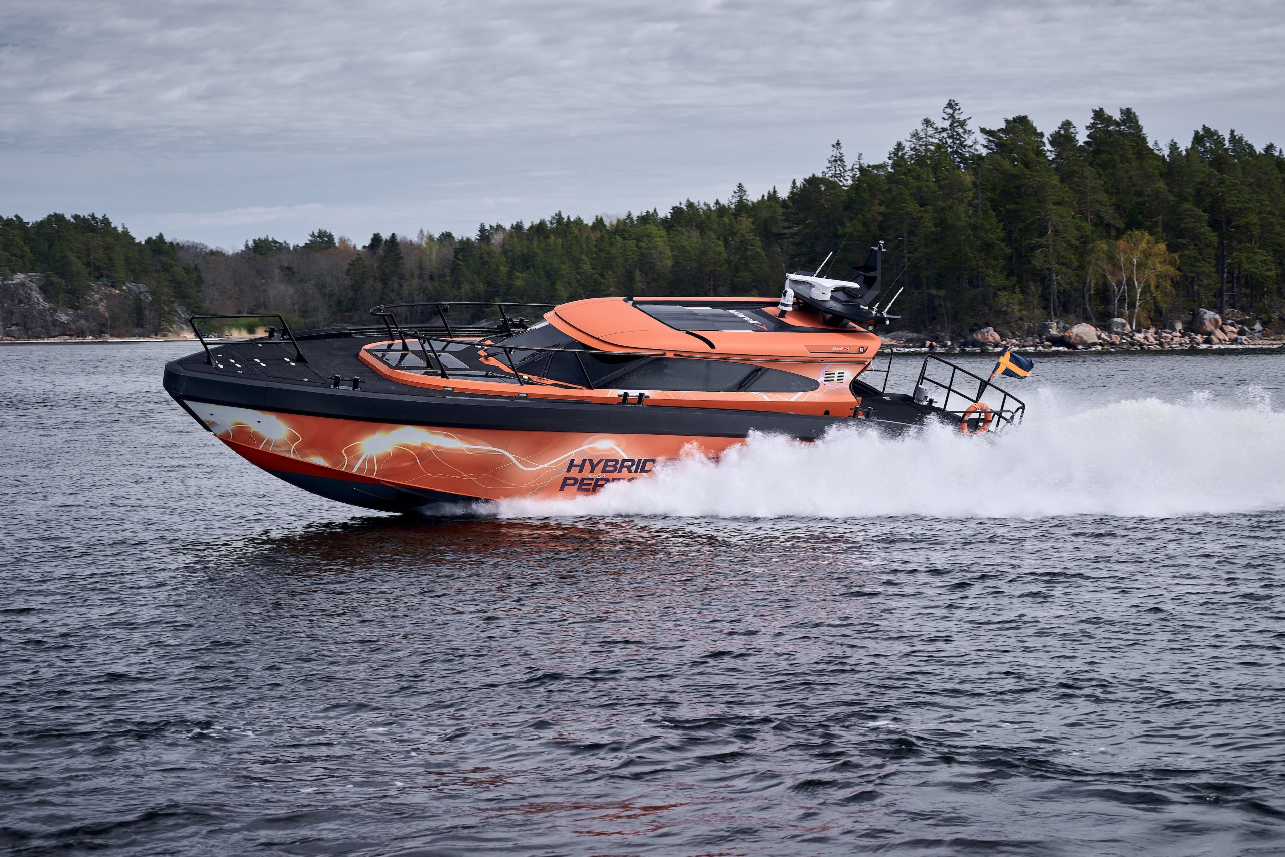 Scania's hybrid marine power solutions in a demo vessel in Europe.